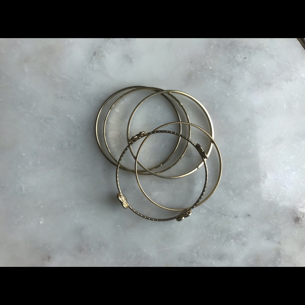 Vintage Gold Bracelet Bangle Bundle - image 5